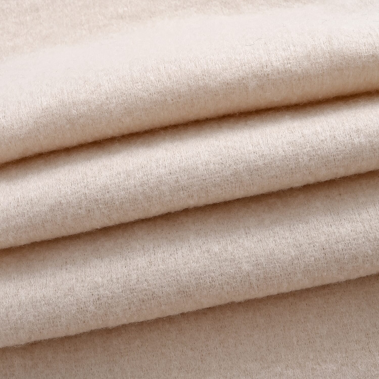 Soft Touch Large Tassle Scarf (190 x 40 cm) - Off-White