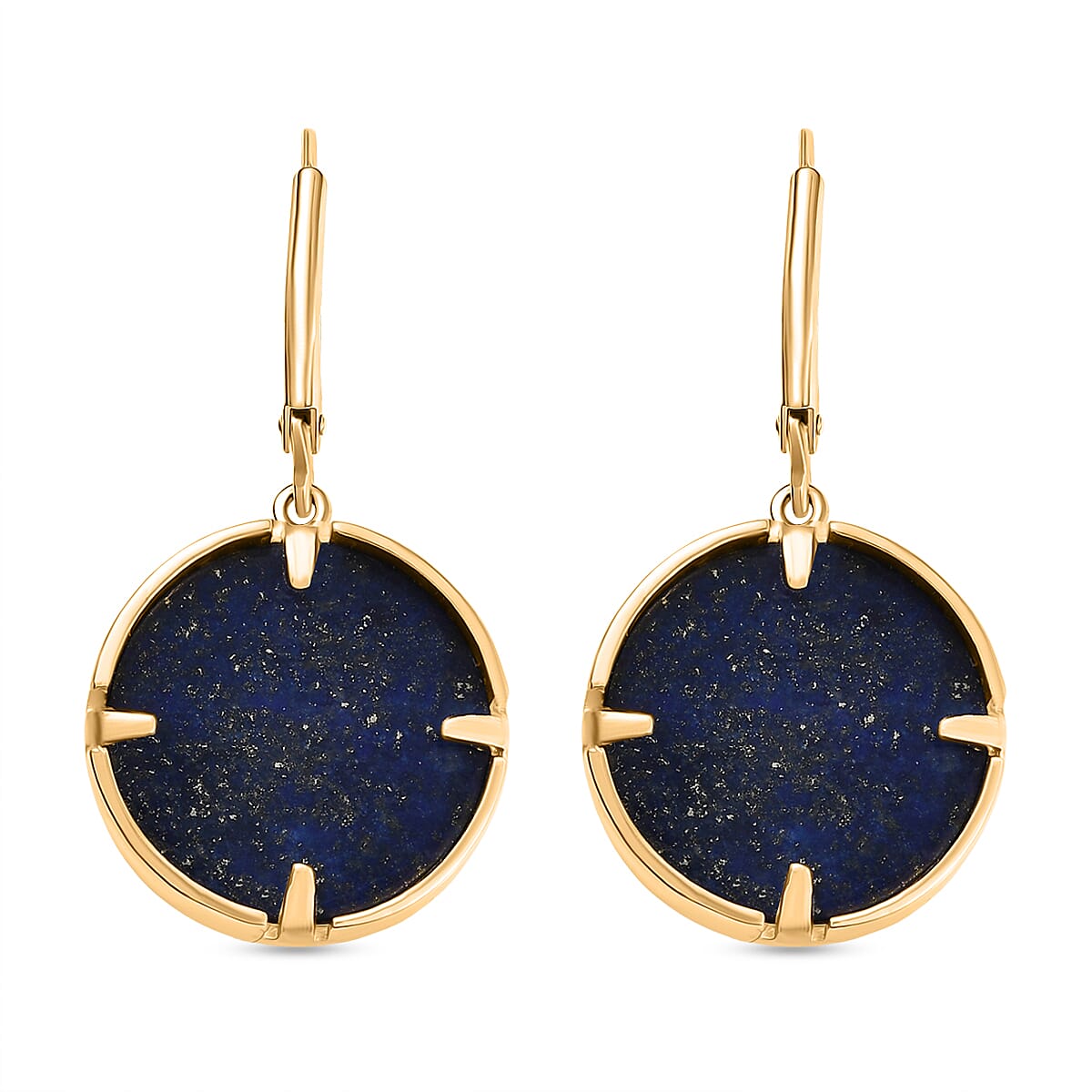 Natural Lapis Lazuli Earring with Lever Back 25.49 Ct. Natural Lapis Lazuli Earring with Lever Back 25.49 Ct.