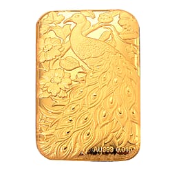 24K Yellow Gold Dolphin Foil