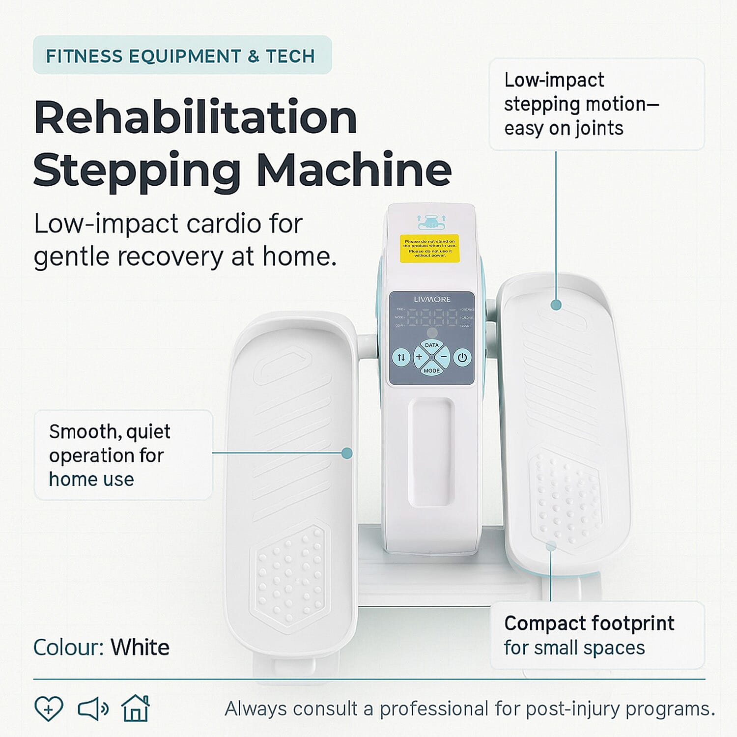 Rehabilitation-Stepping-Machine-White