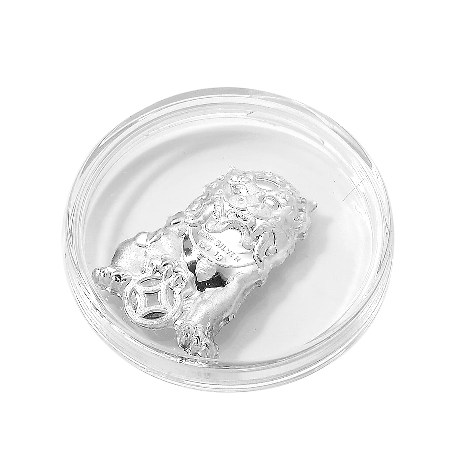 999 White Silver Bar Pixiu