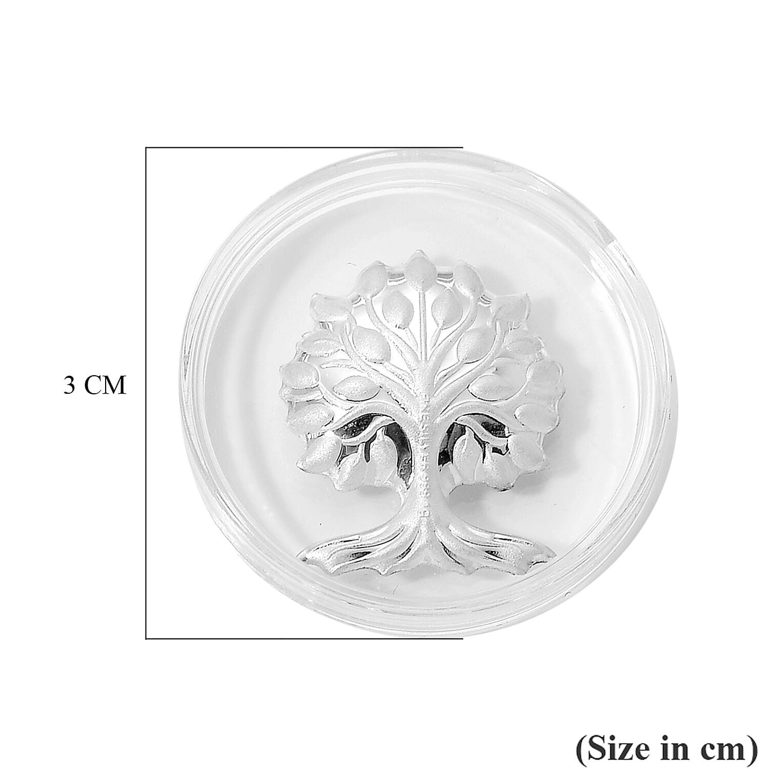 999 White Silver Bar Tree of Life