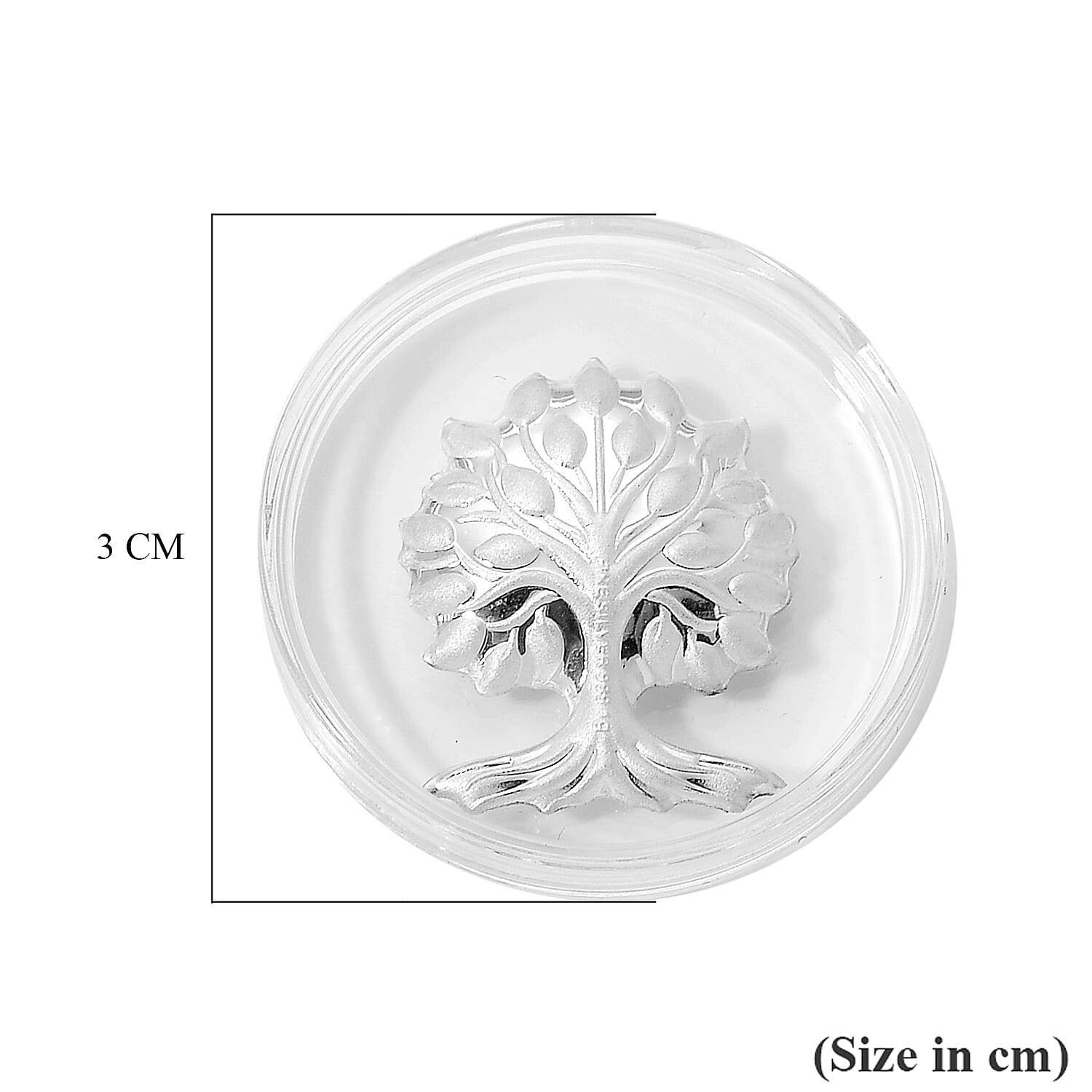 999 White Silver Bar Tree of Life