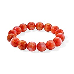 Cats Eye Style Beads Bracelet (Size 7.5 Strechable) 120.00 Ct.