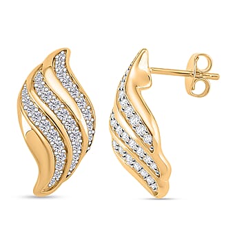 https://tjcuk.sirv.com/Products/82/1/8213519/Lucy-Q-Moissanite-Earring-with-Push-Back-in-Two-Tone-Plated-Sterling-S_8213519.jpg?w=342&h=342