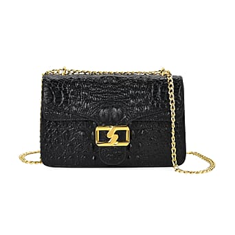 https://tjcuk.sirv.com/Products/82/1/8214471/La-Marey-Genuine-Leather-Crossbody-Bag-with-Chain-Strap-120-cm-Black_8214471.jpg?w=342&h=342