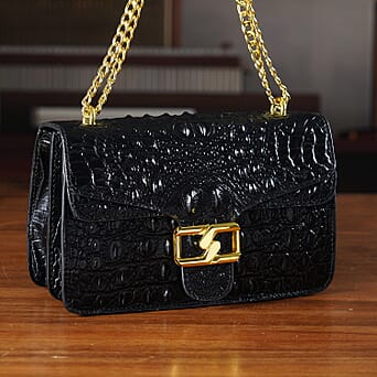 https://tjcuk.sirv.com/Products/82/1/8214471/La-Marey-Genuine-Leather-Crossbody-Bag-with-Chain-Strap-120-cm-Black_8214471_1.jpg?w=342&h=342