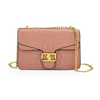 https://tjcuk.sirv.com/Products/82/1/8214473/La-Marey-Genuine-Leather-Crossbody-Bag-with-Chain-Strap-120-cm-Pink_8214473.jpg?w=342&h=342