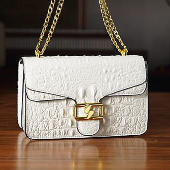 https://tjcuk.sirv.com/Products/82/1/8214475/La-Marey-Genuine-Leather-Crossbody-Bag-with-Chain-Strap-120-cm-Cream_8214475_1.jpg?w=342&h=342