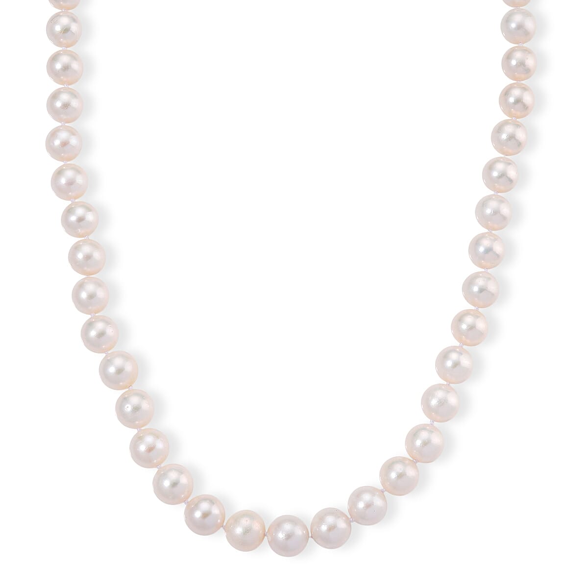 Limited Edition- AAAA Rare Size Edison Pearl  in Yellow Gold Plating Necklace (Size 20) with Magnetic Clasp 465.00 Ct.