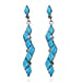 Santa Fe Collection 3.2 Ct. Spiny Turquoise Earring in Sterling Silver
