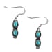 Santa Fe Collection 1.5 Ct. Multi Gemstones Earring with Hook in Sterling Silver