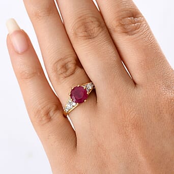 https://tjcuk.sirv.com/Products/82/1/8214830/African-Ruby-Moissanite-Main-Stone-With-Side-Stone-Ring-in-18K-YG-Plat_8214830_2.jpg?w=342&h=342