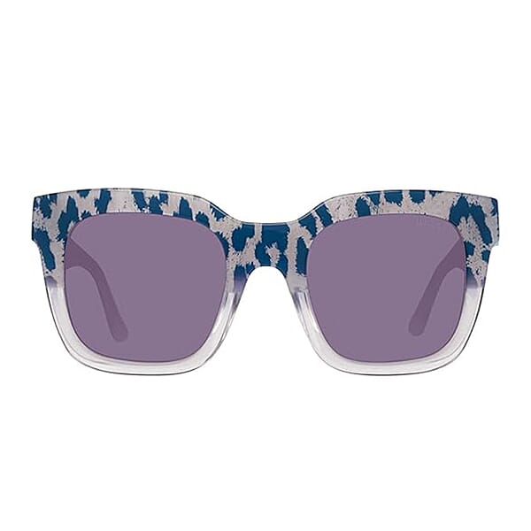 Guess Stylish Crystal Blue Patterned Classic Square Frame  display picture 1