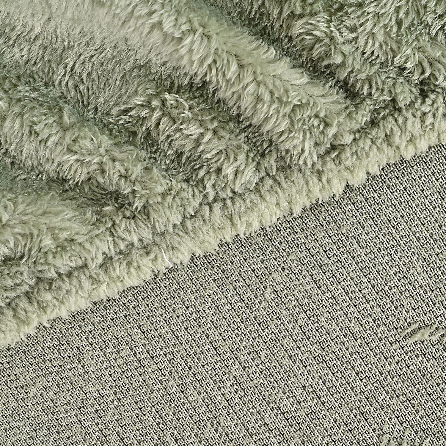 Hush Haven 4 Piece Luxury Teddy Fleece Duvet Cover Set - Inc. 1 Duvet Cover, 1 Fitted Sheet with 2 Pillowcases