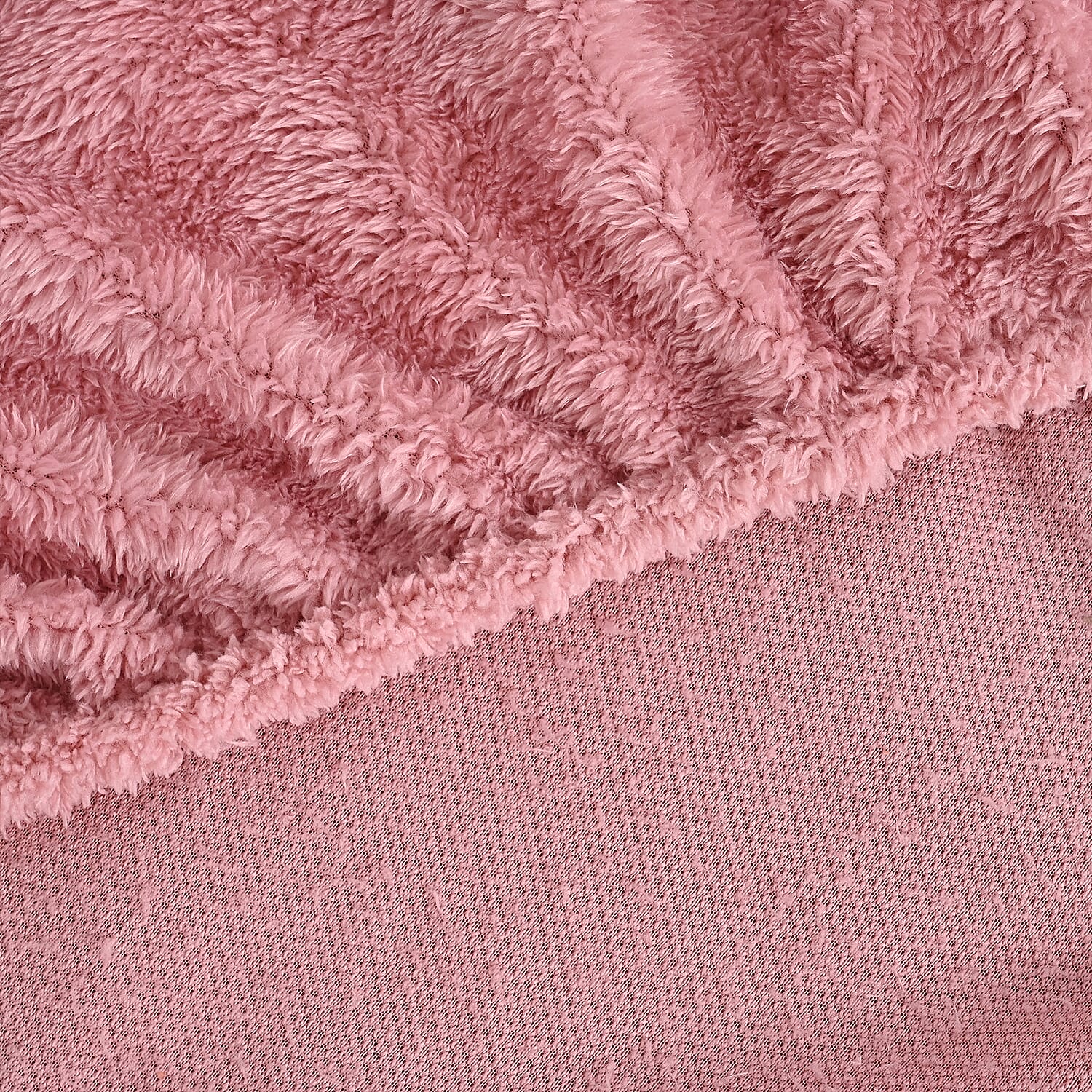 Hush Haven 4 Piece Luxury Teddy Fleece Duvet Cover Set - Inc. 1 Duvet Cover, 1 Fitted Sheet with 2 Pillowcases