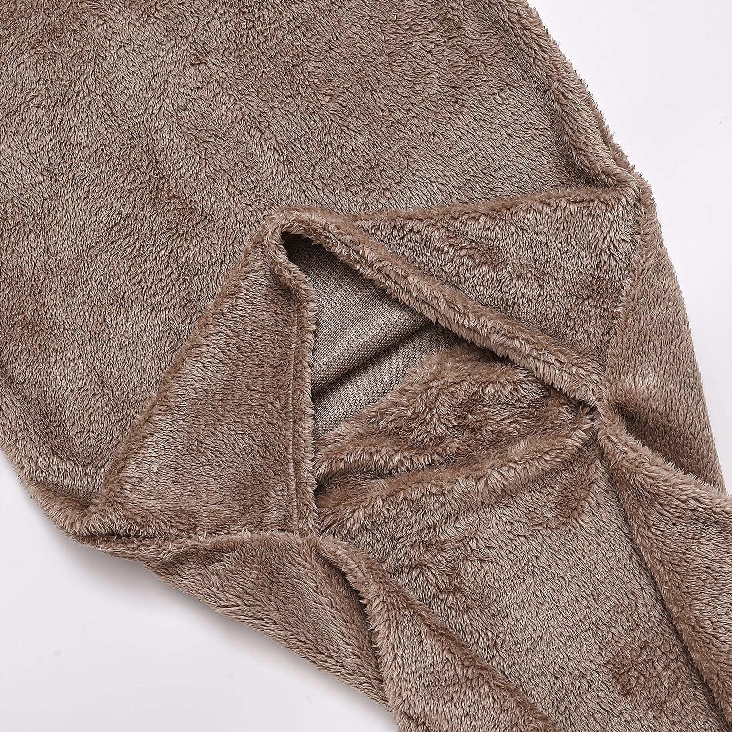 Hush Haven 4 Piece Luxury Teddy Fleece Duvet Cover Set - Inc. 1 Duvet Cover, 1 Fitted Sheet with 2 Pillowcases