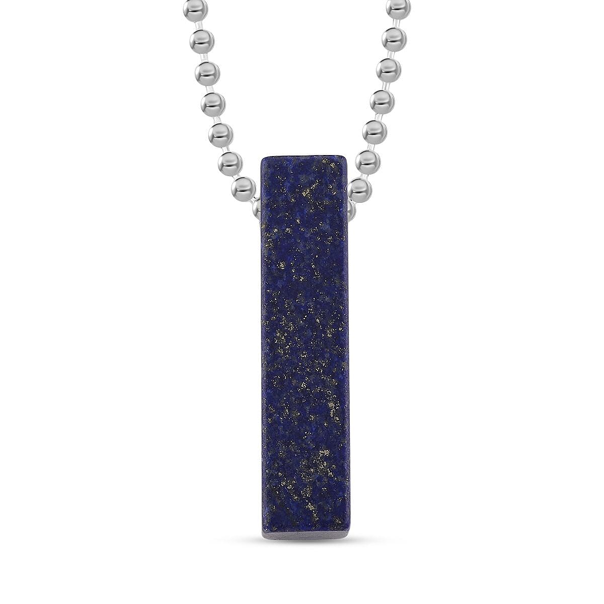 Natural Lapis Lazuli Necklace (Size - 24) with Lobster Clasp 90.00 Ct.