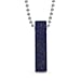 Tigers Eye Bar Pendant Necklace (Size - 24) with Lobster Clasp 90.00 Ct.
