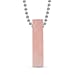 Tigers Eye Bar Pendant Necklace (Size - 24) with Lobster Clasp 90.00 Ct.