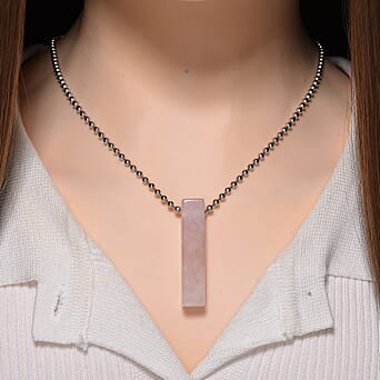 https://tjcuk.sirv.com/Products/82/1/8215280/Rose-Quartz-Necklace-Size-24-Pure-White-Stainless-Steel-90-000-Ct_8215280_1.jpg?w=342&h=342