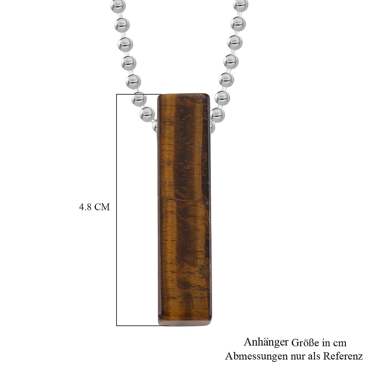 Tigers Eye Necklace (Size - 24) with Lobster Clasp 90.00 Ct. Tigers Eye Necklace (Size - 24) with Lobster Clasp 90.00 Ct.