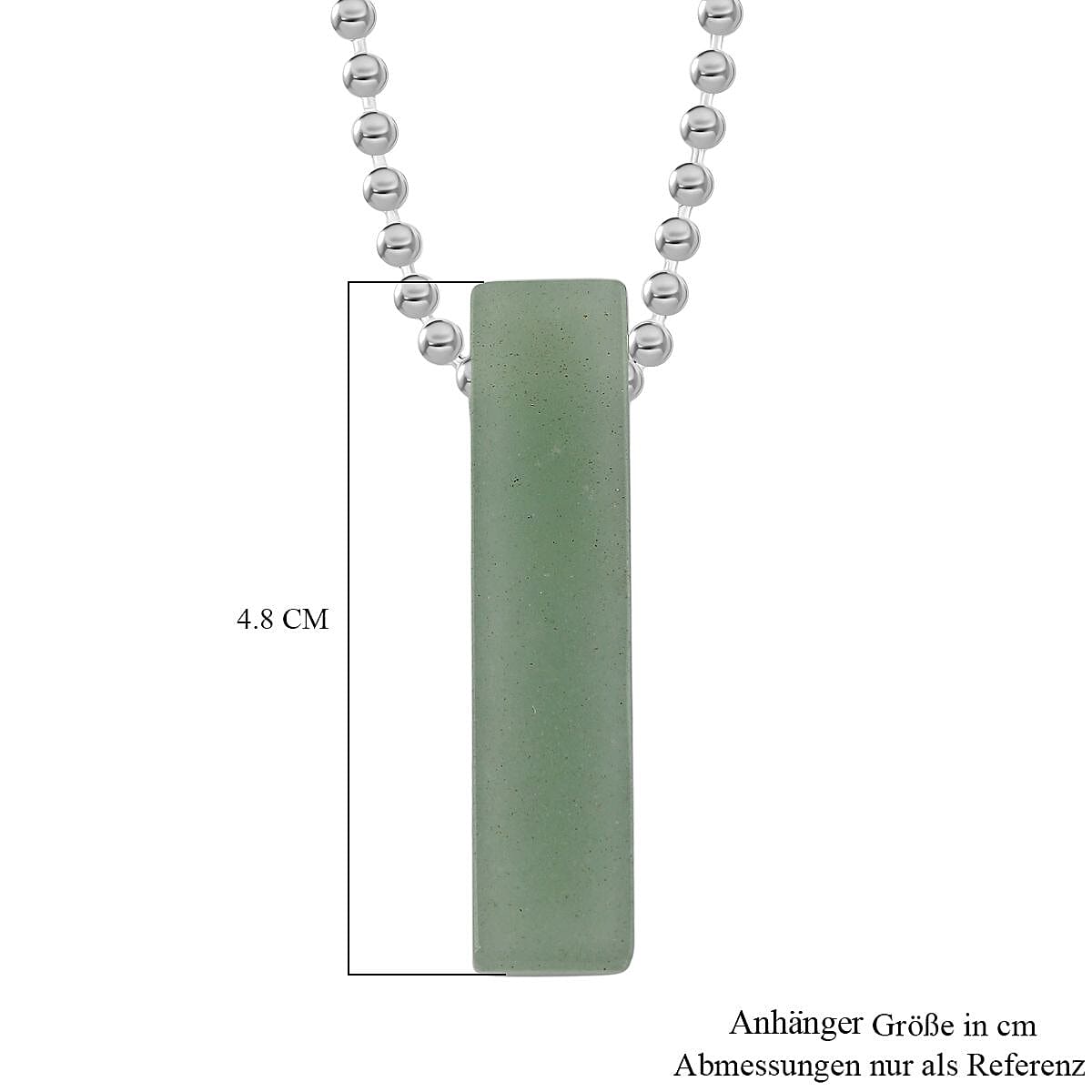 Green Aventurine Necklace (Size - 24) with Lobster Clasp 90.00 Ct. Green Aventurine Necklace (Size - 24) with Lobster Clasp 90.00 Ct.