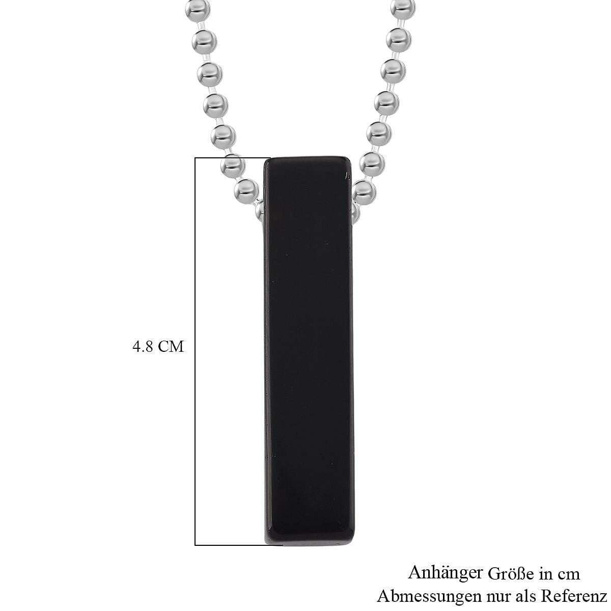 Black Obsidian Necklace (Size - 24) with Lobster Clasp 90.00 Ct.