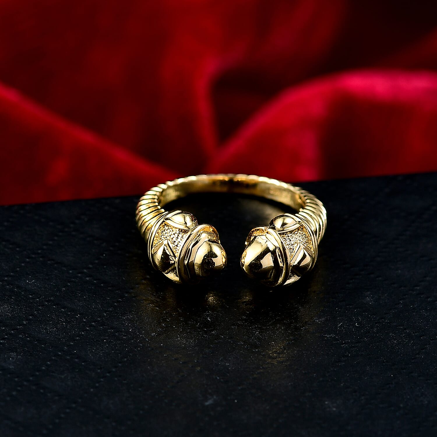 Treasure Of Siam - D'joy 18K Yellow Gold Plated Sterling Silver Ring
