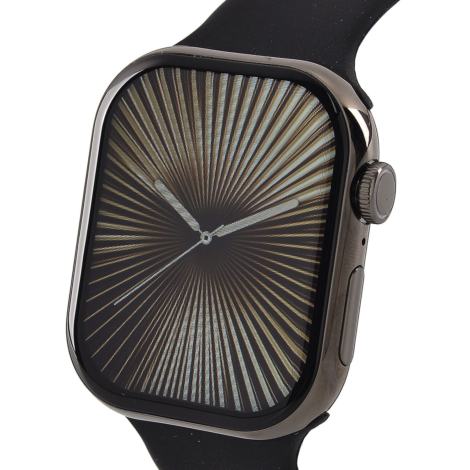 HW X PRO Smartwatch 2.01 inch TFT Display, IP67 Waterproof, Wireless Charging, Health Monitor, Bluetooth 5.2 for Men - Women with Black Silicone Strap