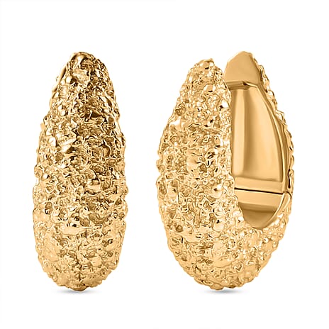 Designer Inspired Close Out Deal - Hoop Earrings in Yellow Gold Plated