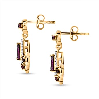 https://tjcuk.sirv.com/Products/82/1/8216197/D-joy-Rhodolite-Garnet-White-Zircon-Dangling-Earring-in-18K-YG-Plating_8216197_3.jpg?w=342&h=342