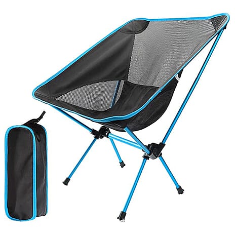 Lightweight Portable Camping Chair - Black