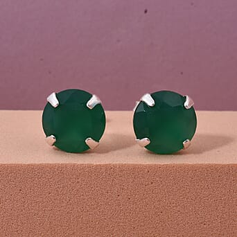 https://tjcuk.sirv.com/Products/82/1/8216320/Green-Onyx-Earring-in-Rhodium-OverlaySterling-Silver-6-400-Ct_8216320_1.jpg?w=342&h=342