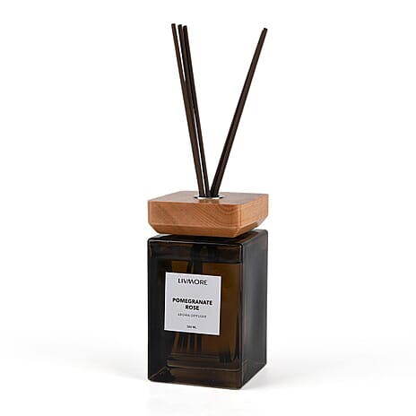 Livmore Aroma Diffuser With 8 Reed Sticks - Woody Grass (500ML)