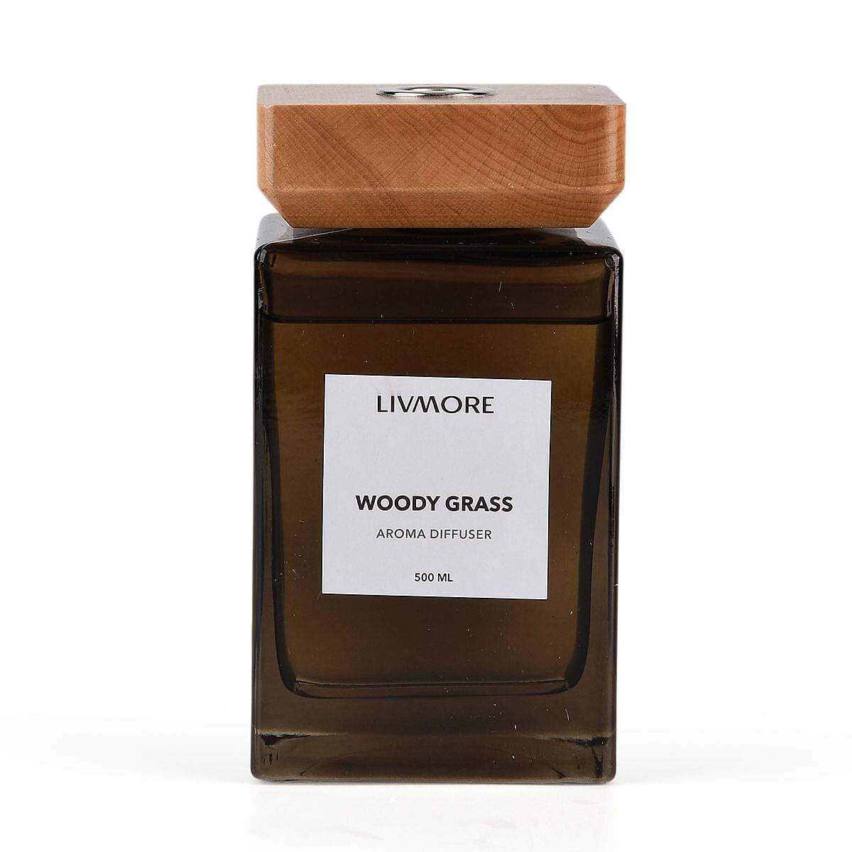 Livmore Aroma Diffuser With 8 Reed Sticks - Woody Grass (500ML)