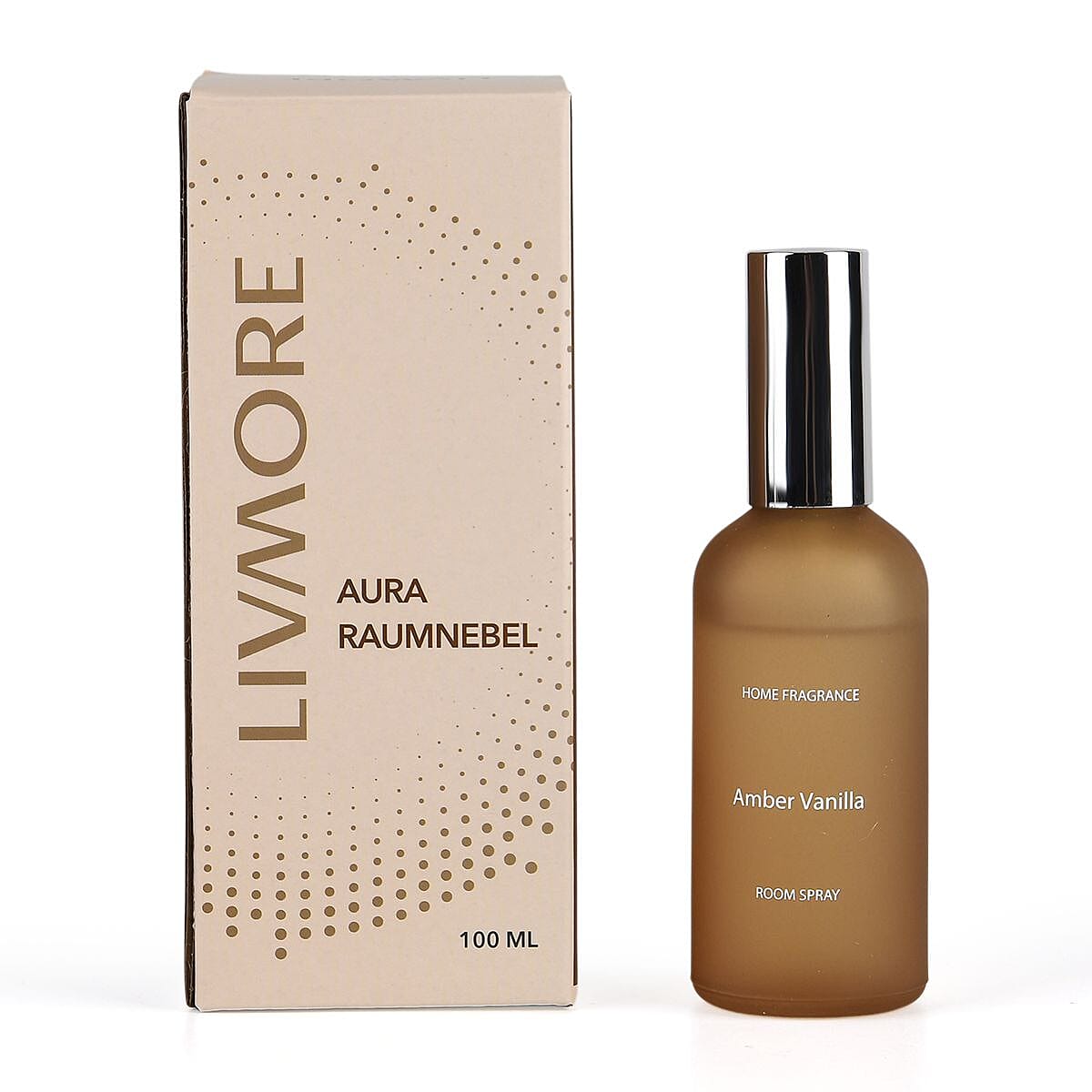 Amber Vanilla Fragrance Room Spray (100 ml) - Light Brown