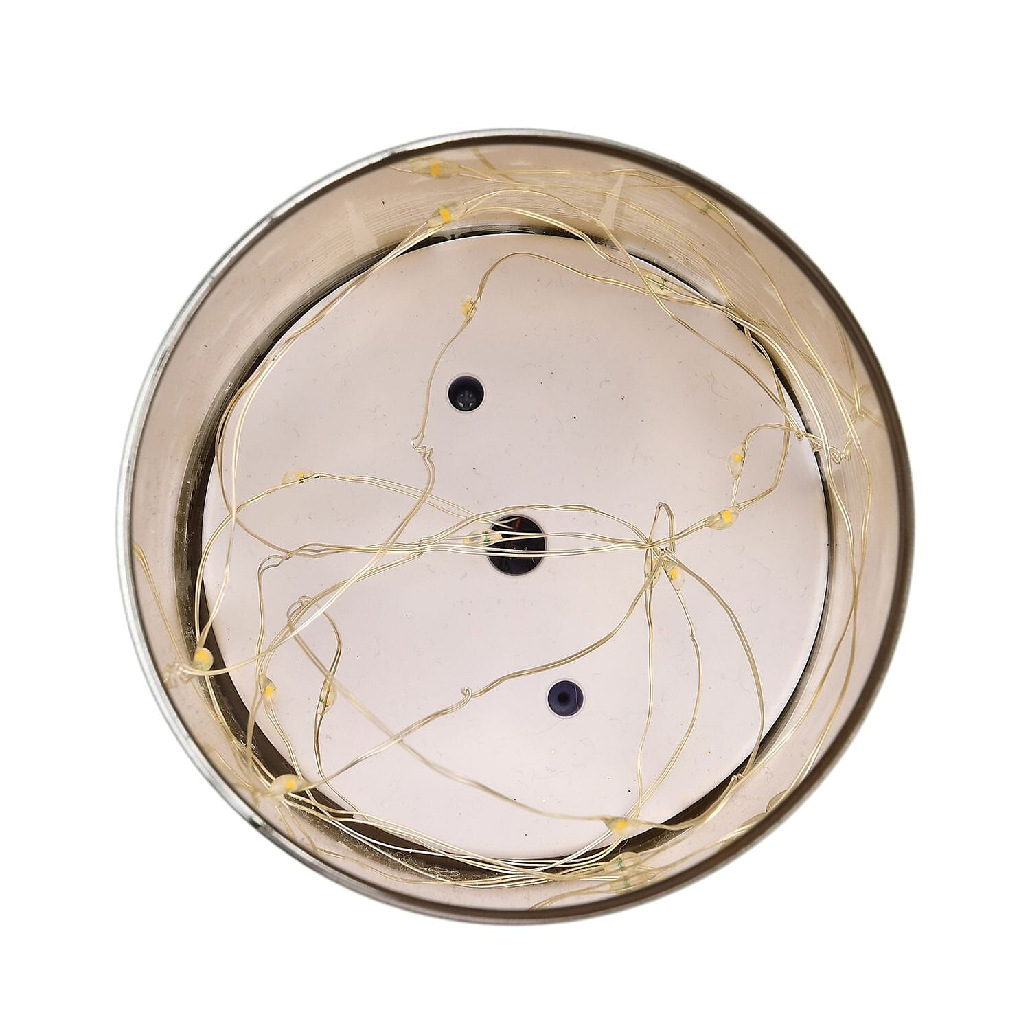 Reindeer & Pine Tree Scene Rotating LED Christmas Light Table Lamp - Green & Yellow