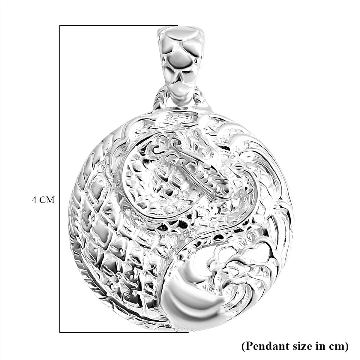 Royal Bali Collection Sterling Silver Pendant, Silver Wt. 8.00 Gms.