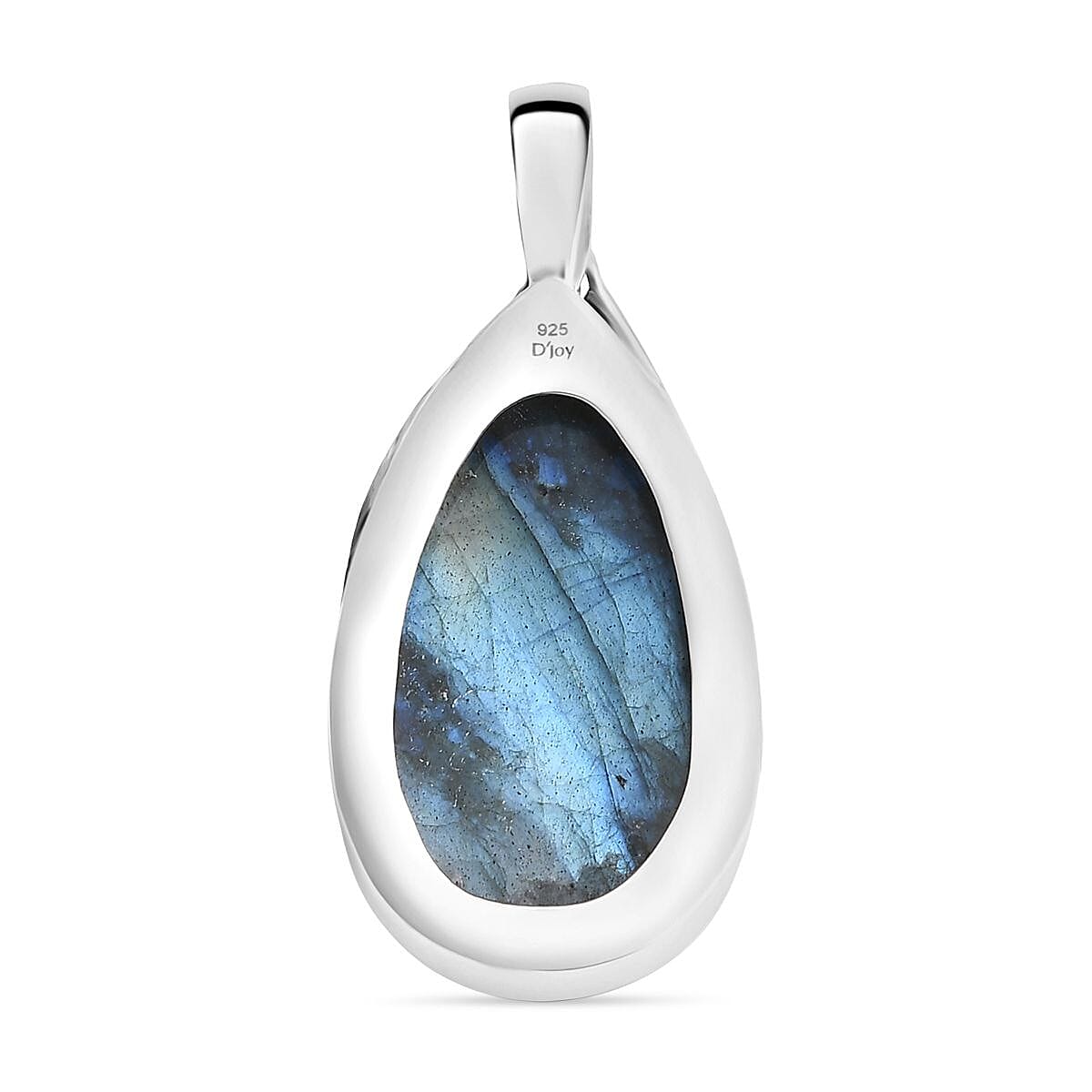 Labradorite Pendant Sterling Silver 37.00 Ct, Silver Wt. 12.26 Gms.