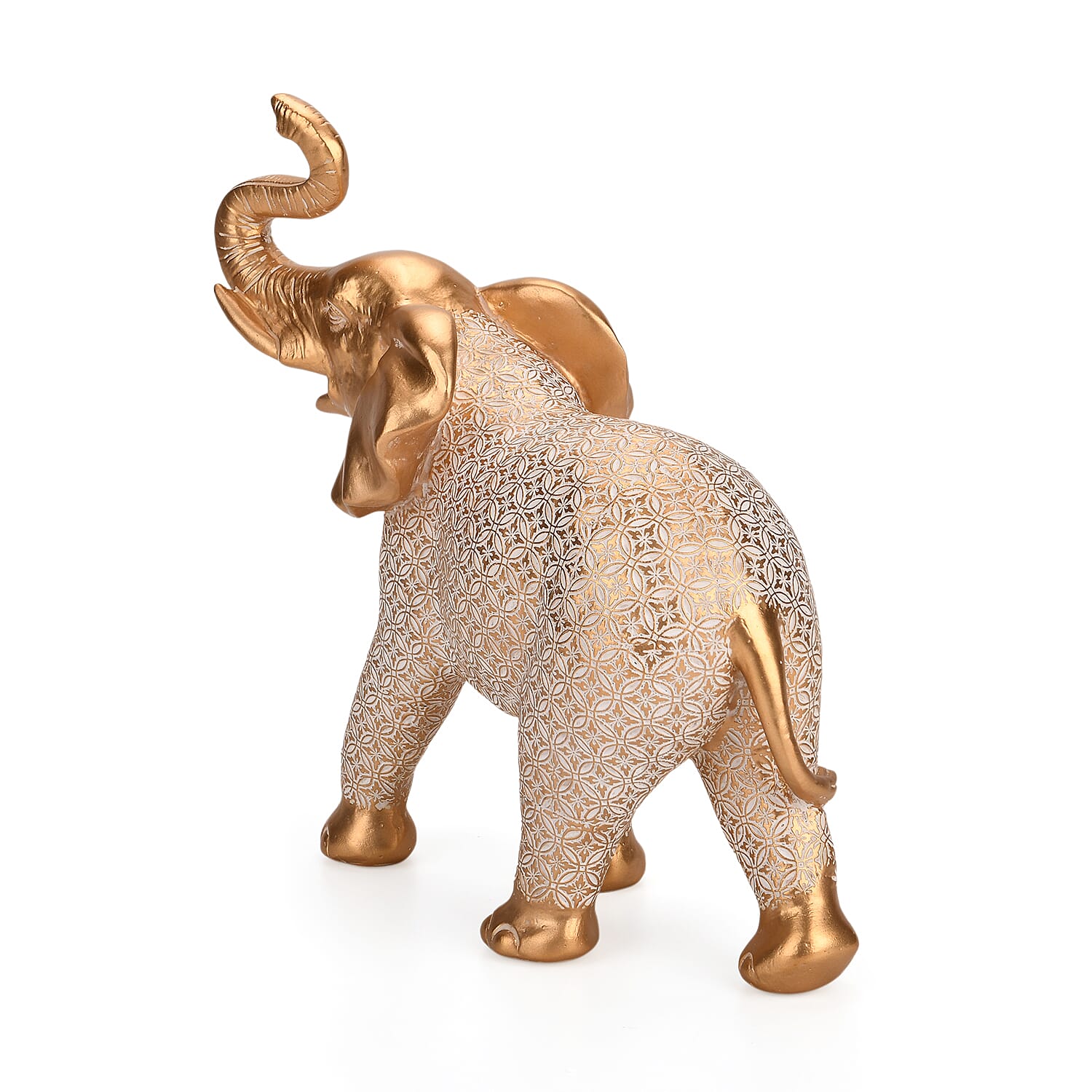 Bliss - Beyond Hand Crafted Antique Elephant with Gold Foil