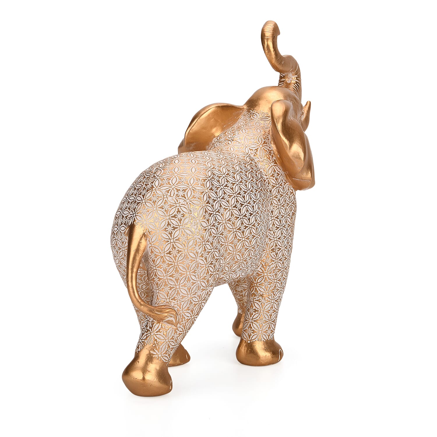 Bliss - Beyond Hand Crafted Antique Elephant with Gold Foil