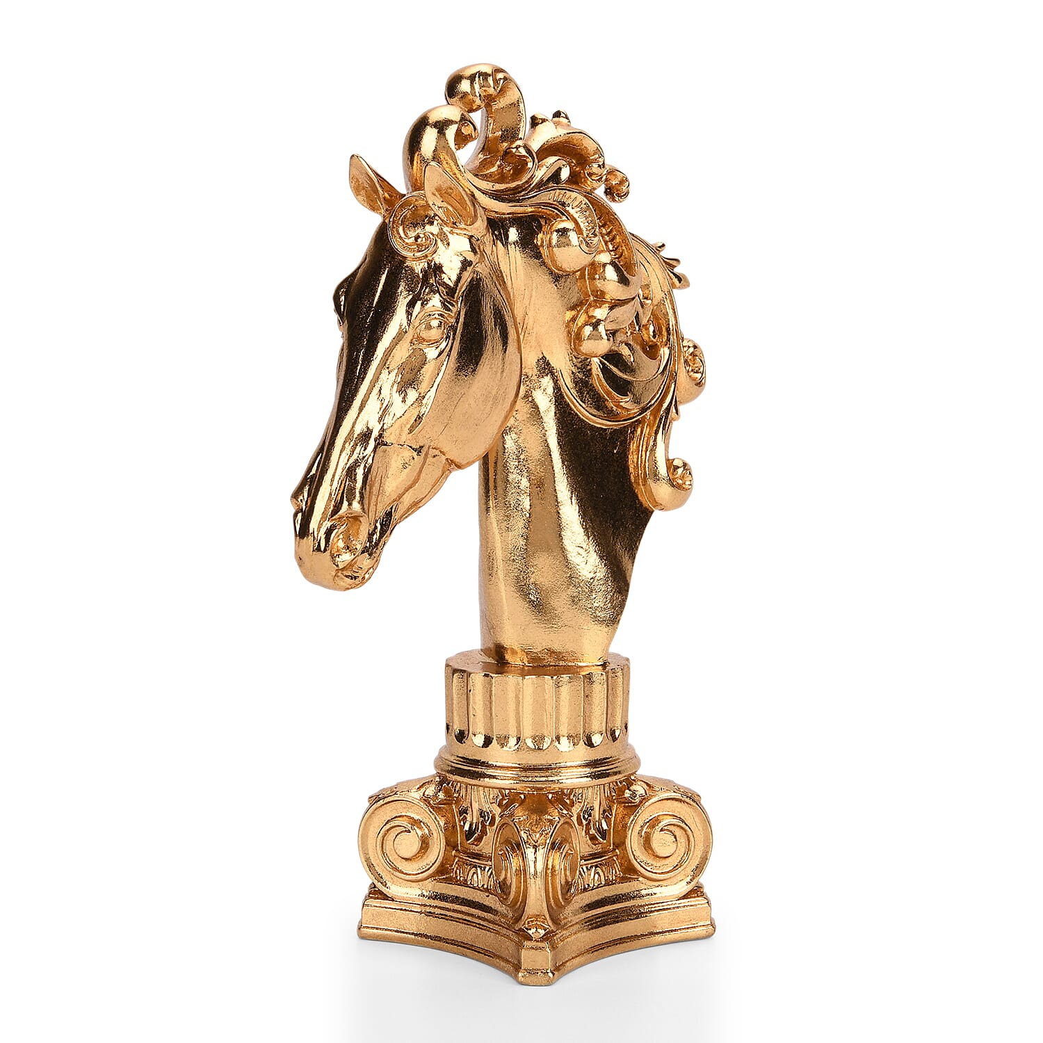 THE YEAR OF THE HORSE 2026 - Bliss - Beyond Gold Foil Horse Head (20 x 29 x 9 cm) - Gold