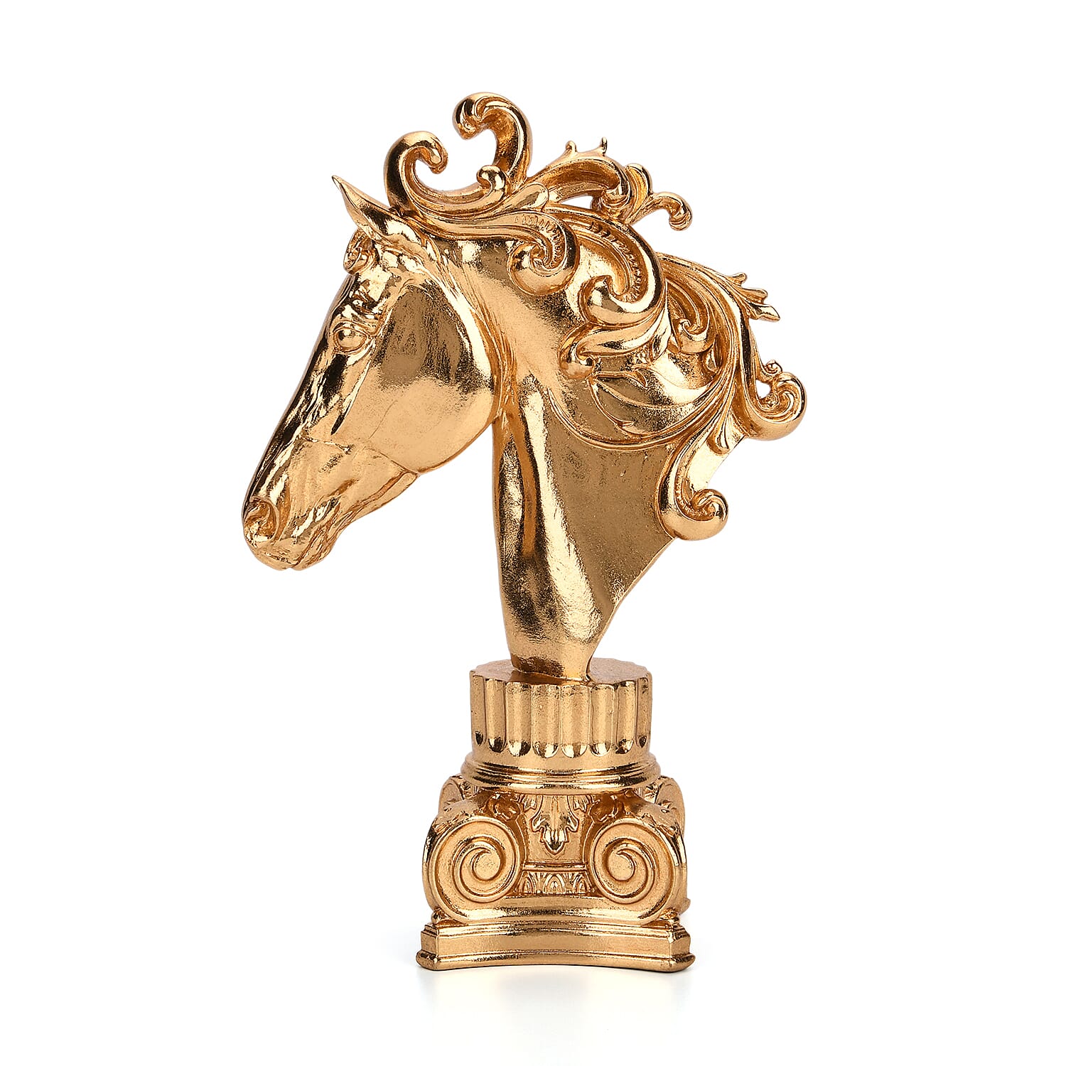 THE YEAR OF THE HORSE 2026 - Bliss - Beyond Gold Foil Horse Head (20 x 29 x 9 cm) - Gold
