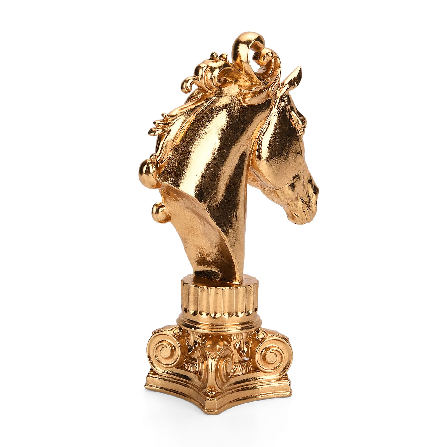 THE YEAR OF THE HORSE 2026 - Bliss - Beyond Gold Foil Horse Head (20 x 29 x 9 cm) - Gold