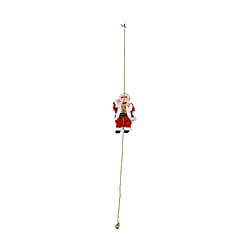 Animated Overturning Santa with Parachute Christmas Decoration (18 cm) - Red &amp; White
