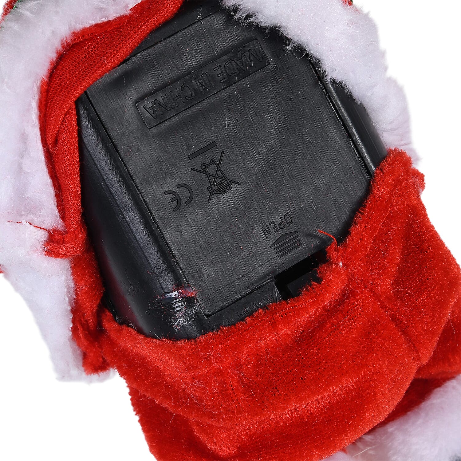 Animated Climbing Santa with Golden Pearls & Music 