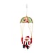 Animated Overturning Santa with Parachute Christmas Decoration (18 cm) - Red & White