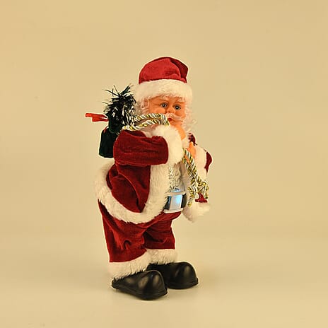 Dancing Santa with moving hips and festive music - Red & White