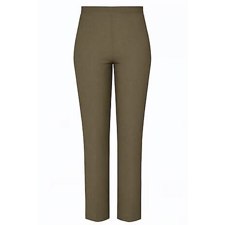 Classic  Jean and Pant-Trouser (Size - 14) - Dark Khaki